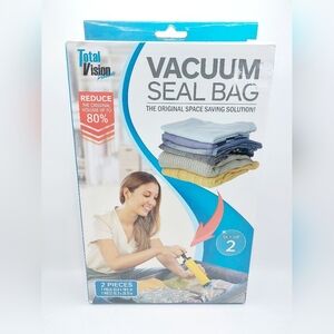 2 Vacuum Seal Bags. The Original Space Saving Solution! Reduce volume up to 80%